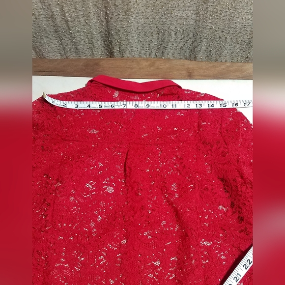 Beautiful Express red blouse - Picture 4 of 8